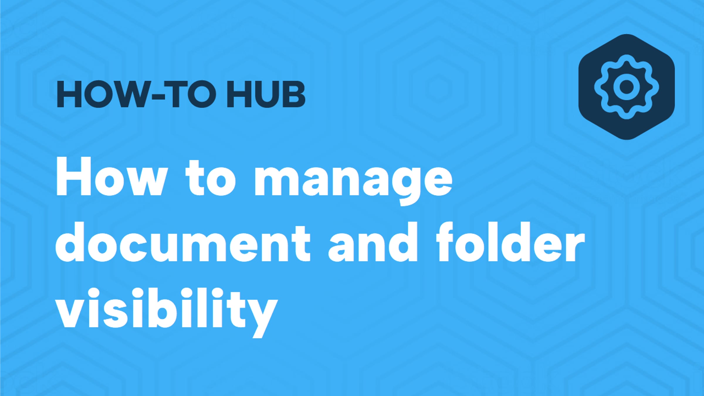 How to manage document and folder visibility | Videos & Movies on Vimeo