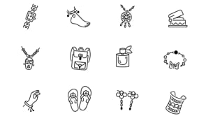 Animated Jewellery and Accessories, an Outline Icon by Prosymbols (Thumbnail 6 of 6)