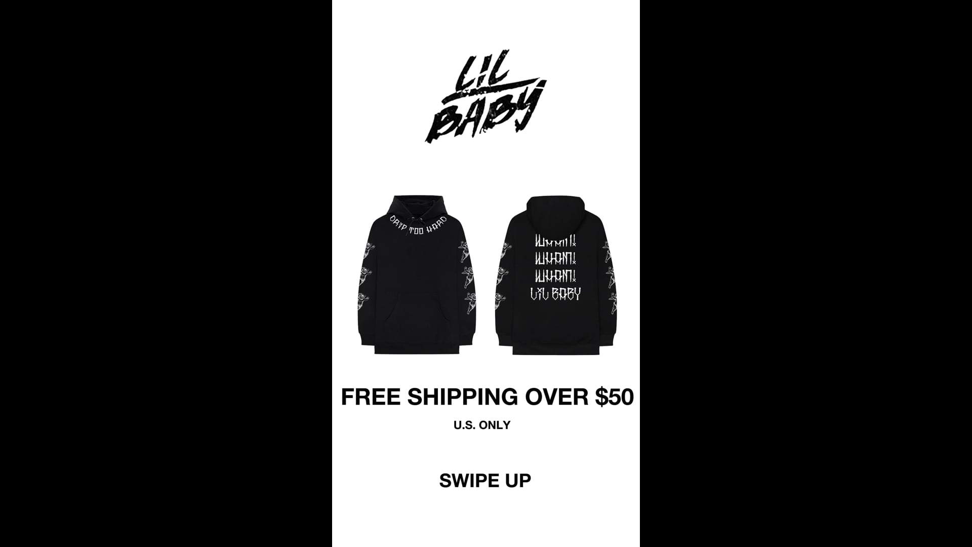 Lil Baby's "Drip Too Hard" Single Merch for Universal Music Group (2018)