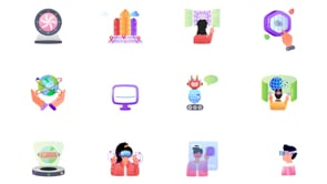 Animated Metaverse Icons, a Duotone Icon by Prosymbols (Thumbnail 3 of 3)