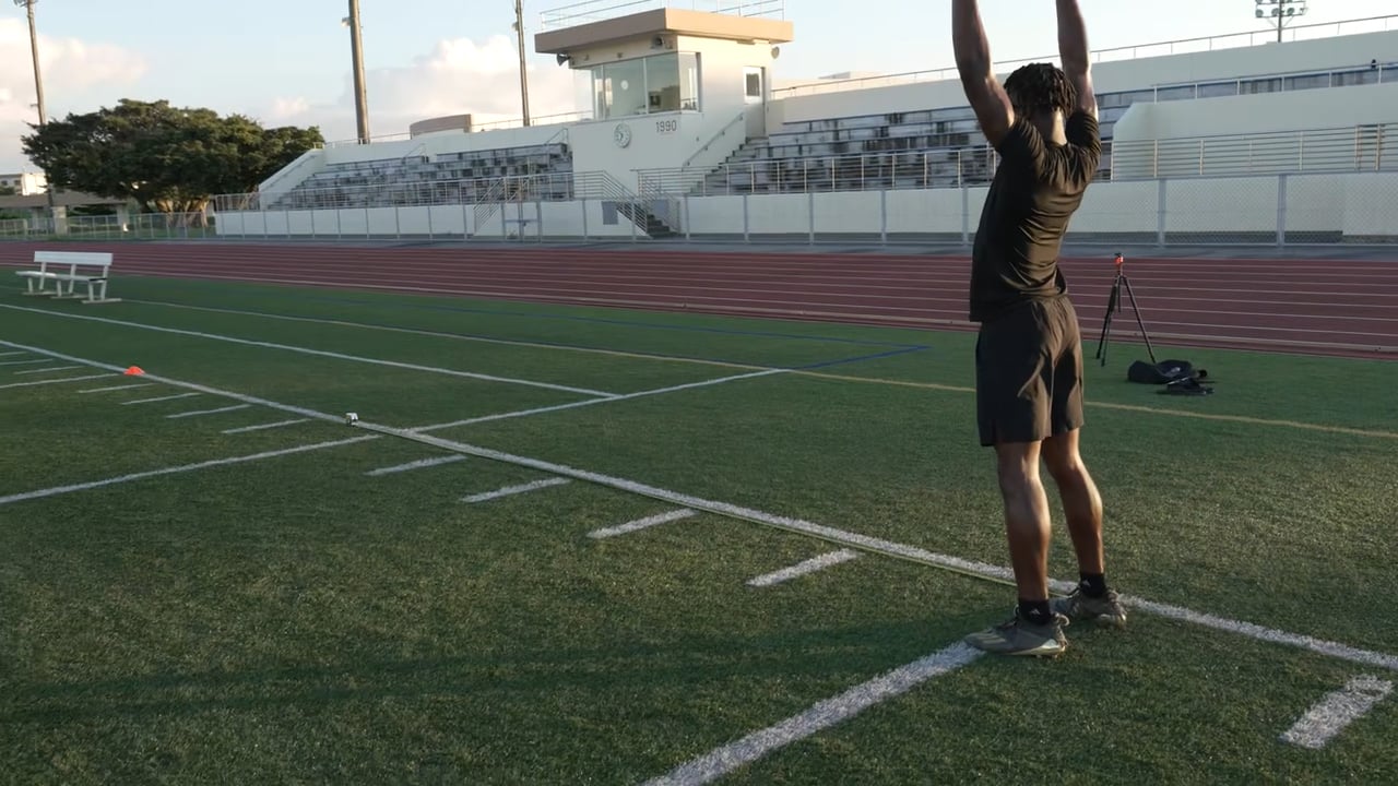 Watch neil kentish's Broad Jump: 114 inches