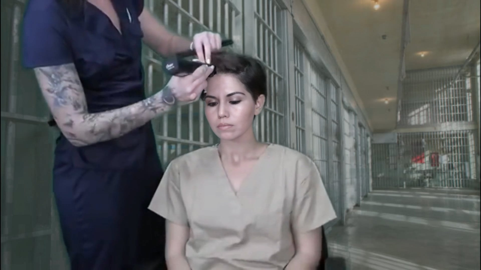 Karla was shaved in prison