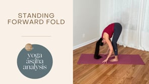 Standing Forward Fold Yoga Asana Analysis