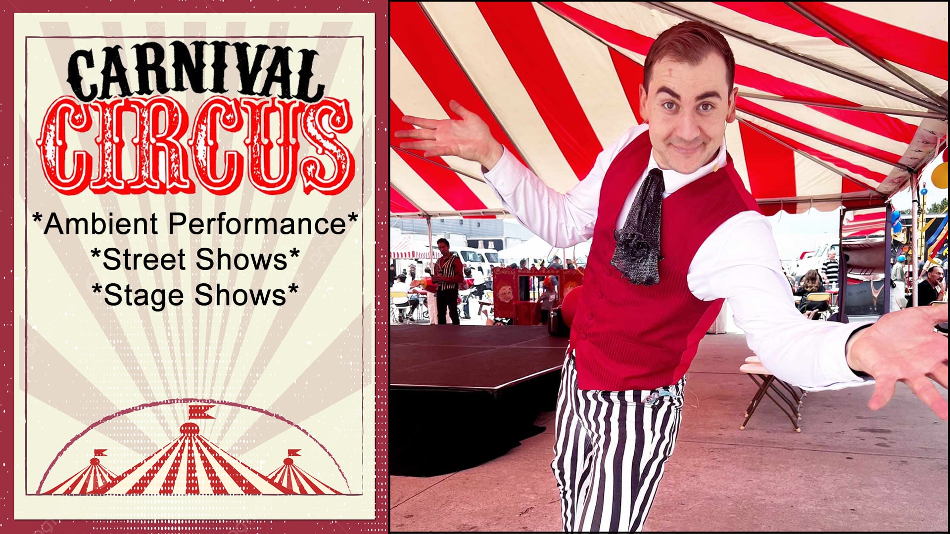 Promotional video thumbnail 6 for Alex Bistrevsky - Variety Circus & Vaudeville