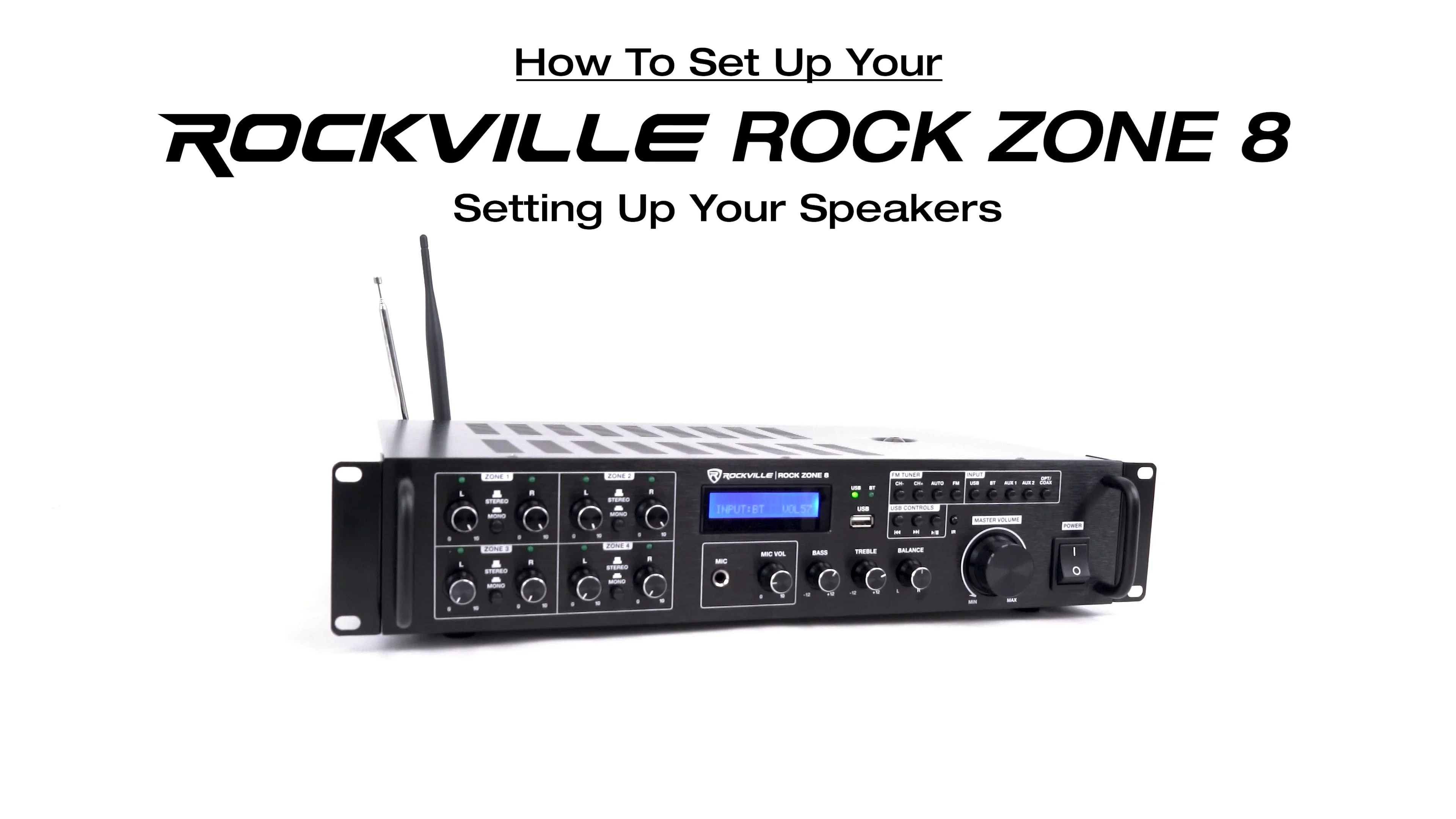 ROCK ZONE 8: How To Set Up & Connect Speakers – Rockville Audio