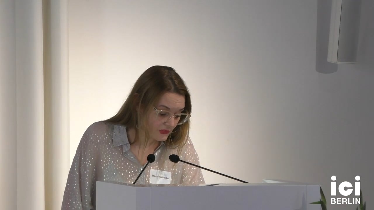 Introduction by Hana Gründler
