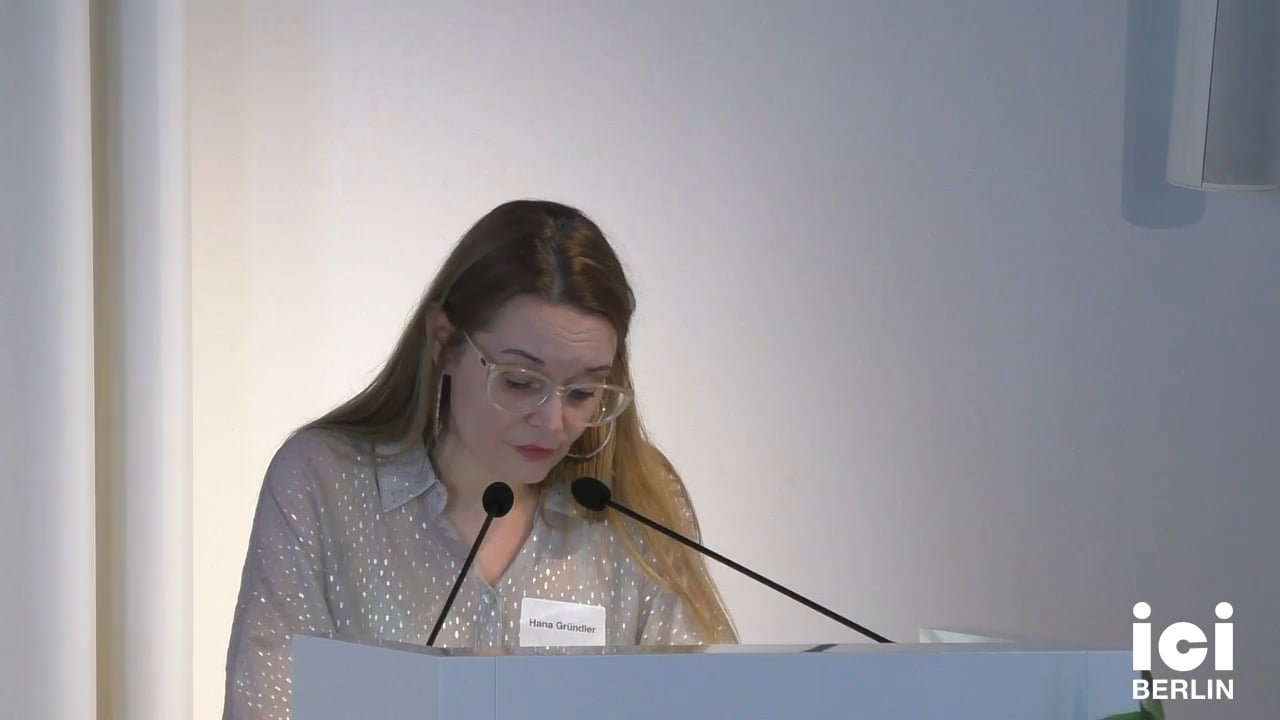 Introduction by Hana Gründler