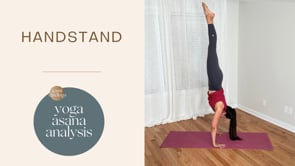 Handstand Yoga Asana Analysis