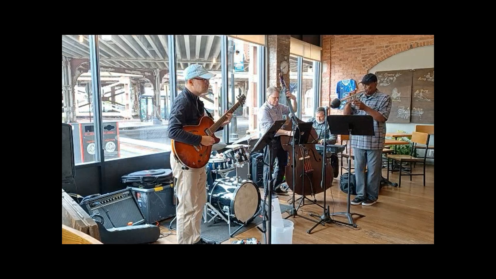Promotional video thumbnail 1 for 4 Plus 1 Jazz Band