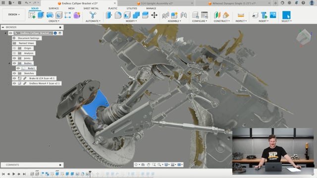 363 | How to Design a Brake Calliper Bracket in CAD 