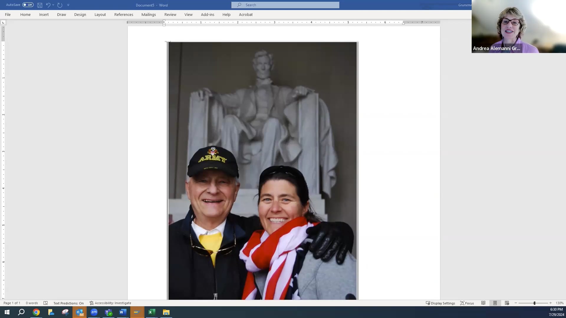 July 29, 2024 - Alison Huber - Triad Honor Flight program