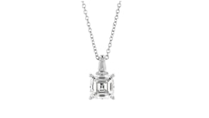 2.15 ct. t.w. Lab-Grown Diamond Pendant Necklace in 14kt White Gold