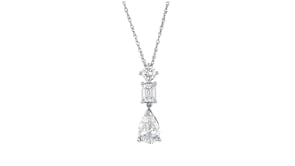 2.00 ct. t.w. Multi-Shaped Lab-Grown Diamond Pendant Necklace in 14kt White Gold