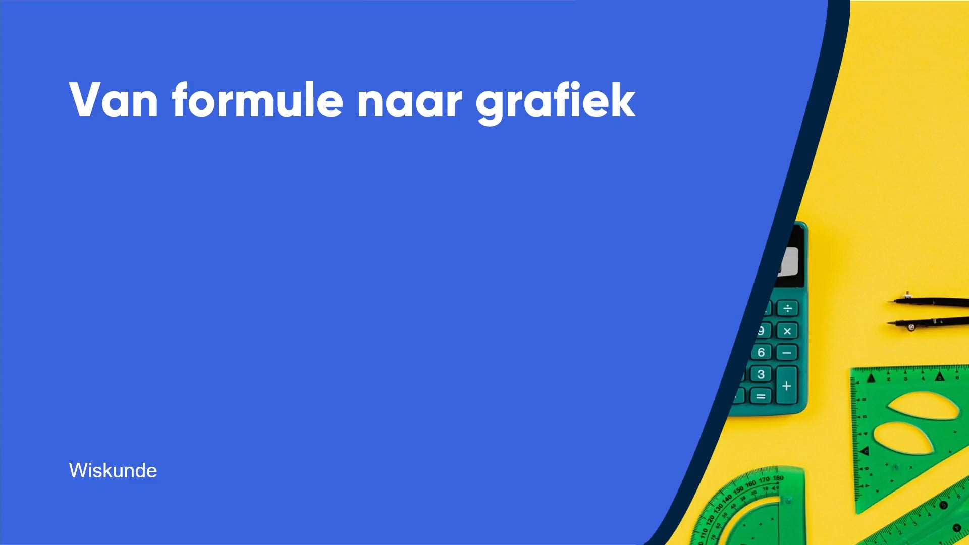 Van formule naar grafiek