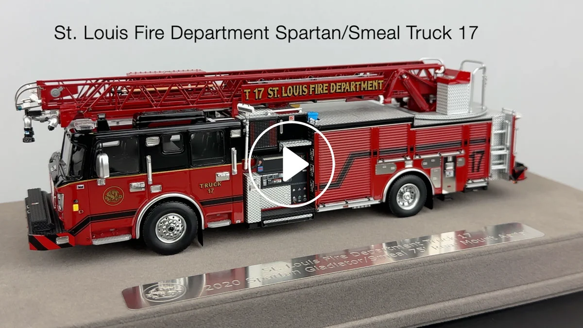 Fire Replicas St. Louis Fire Dept. 2020 Spartan/Smeal 75' Truck 17