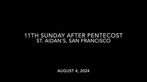 11th Sunday After Pentecost