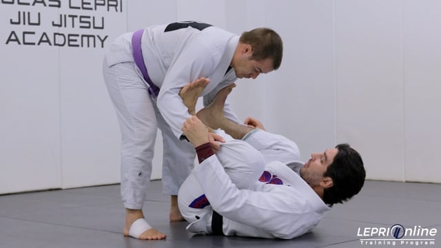 Spider Guard to Shallow Lasso to Omoplata