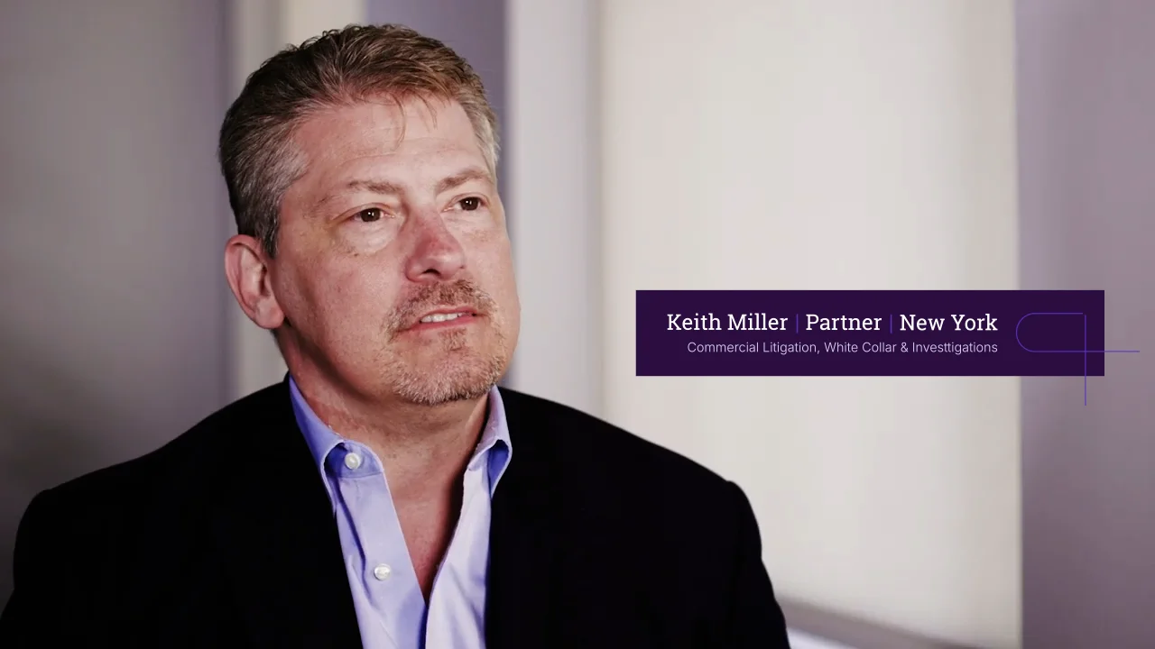 Keith Miller - White Collar & Investigations Law
