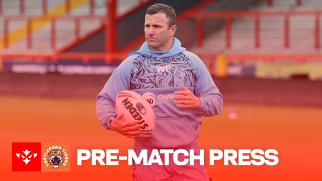 PRE-MATCH PRESS: Willie Peters talks Warrington Win, Castleford match-up and Mikey Lewis