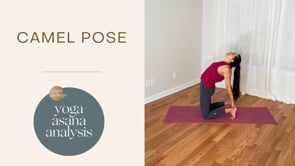 Camel Pose Yoga Asana Analysis