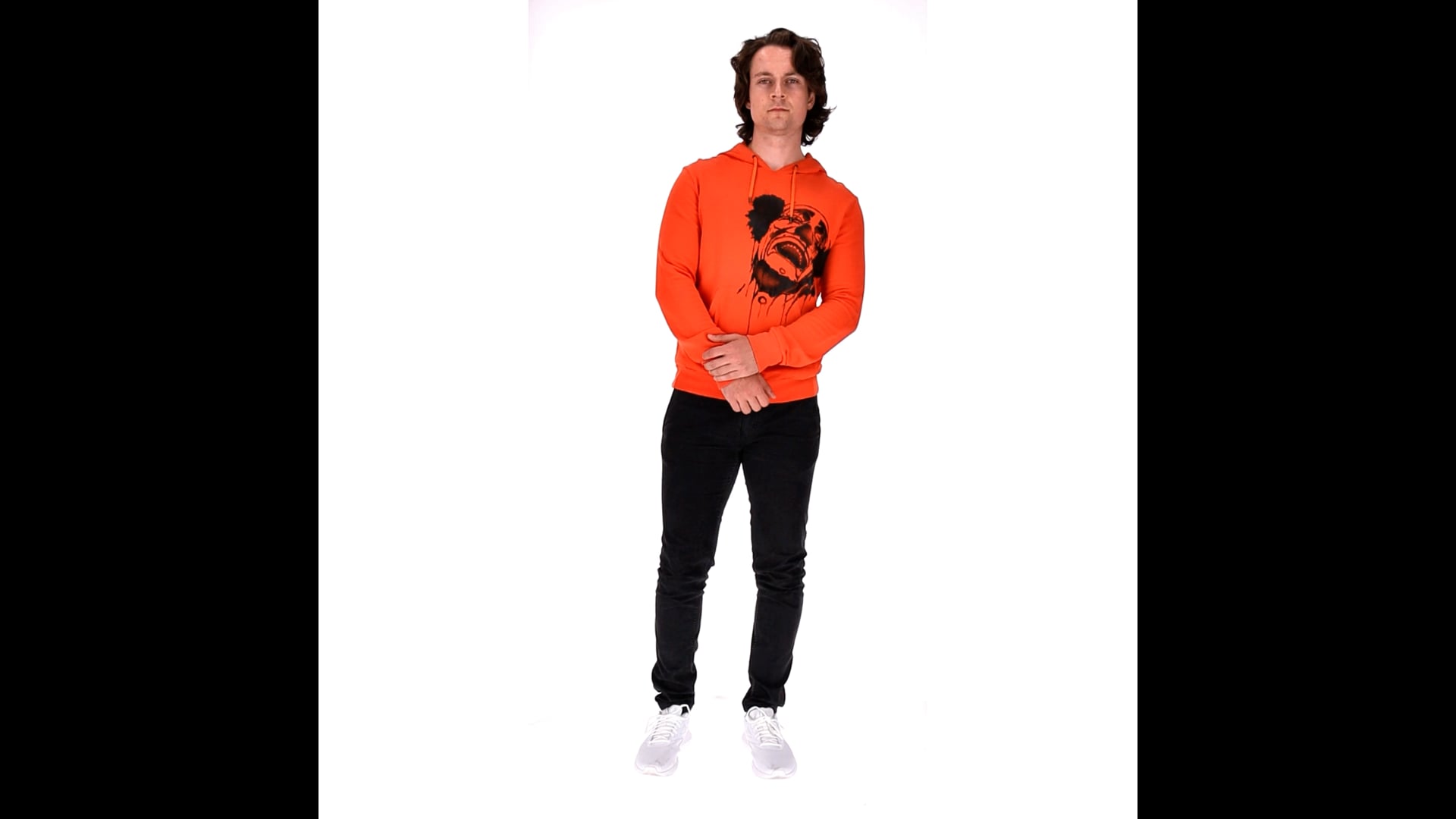 トップス Alexander McQueen McQ Clown Print Hoodie Alexander McQueen Clown Print Cotton Hoodie For Sale at 1stDibs