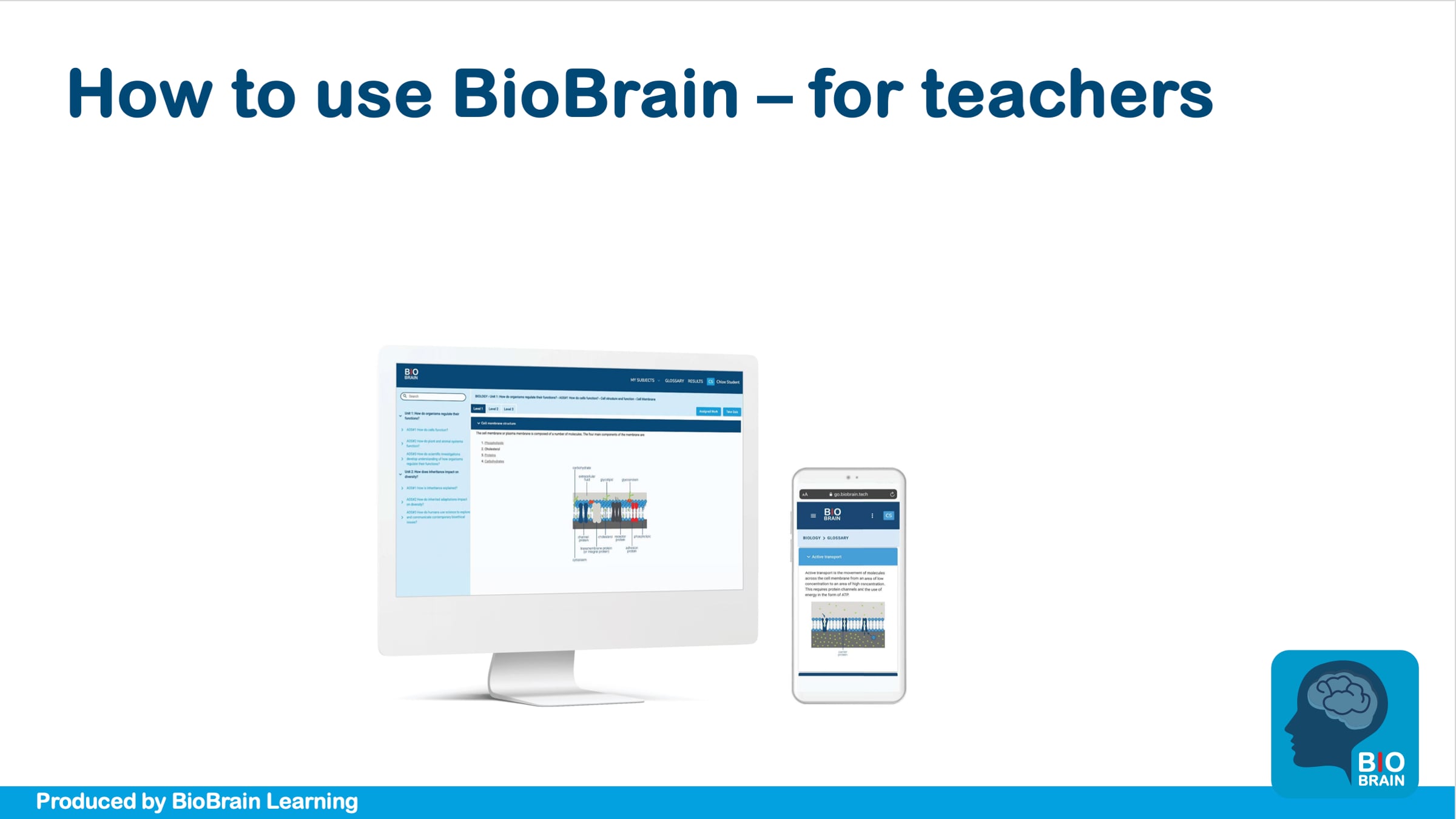 BioBrain PL: How to use BioBrain - for teachers | Videos & Movies on Vimeo