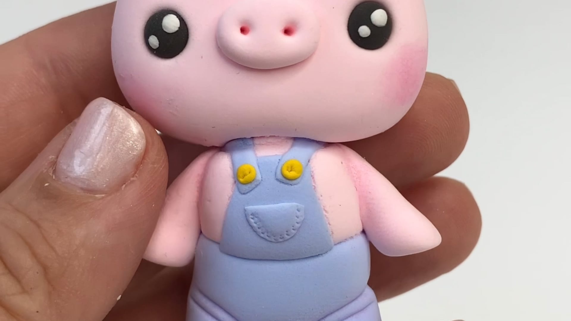 Лепим поросенка Kawaii из Candy Clay