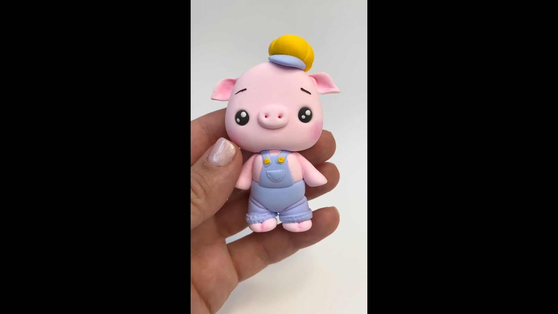 Лепим поросенка Kawaii из Candy Clay