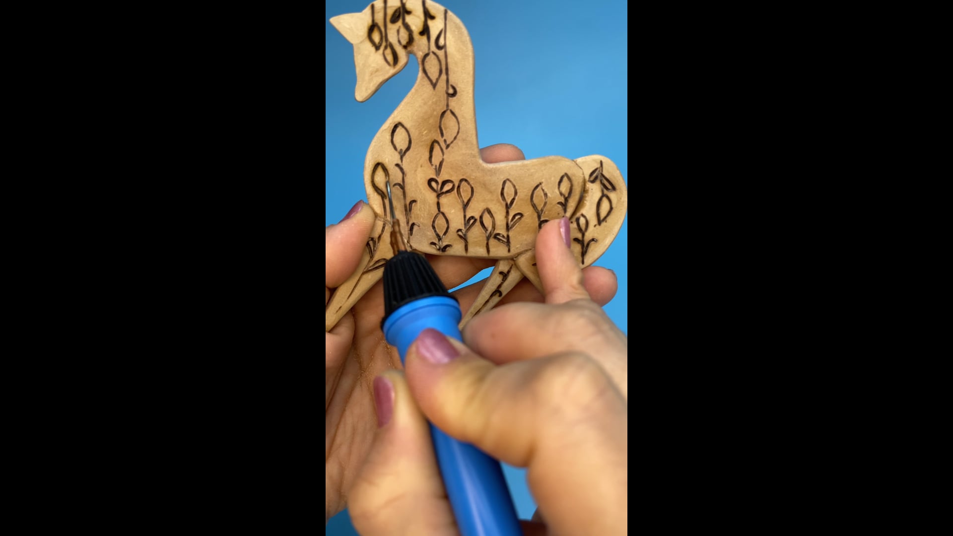 Лепим Лошадок из деревянной глины Wood Clay