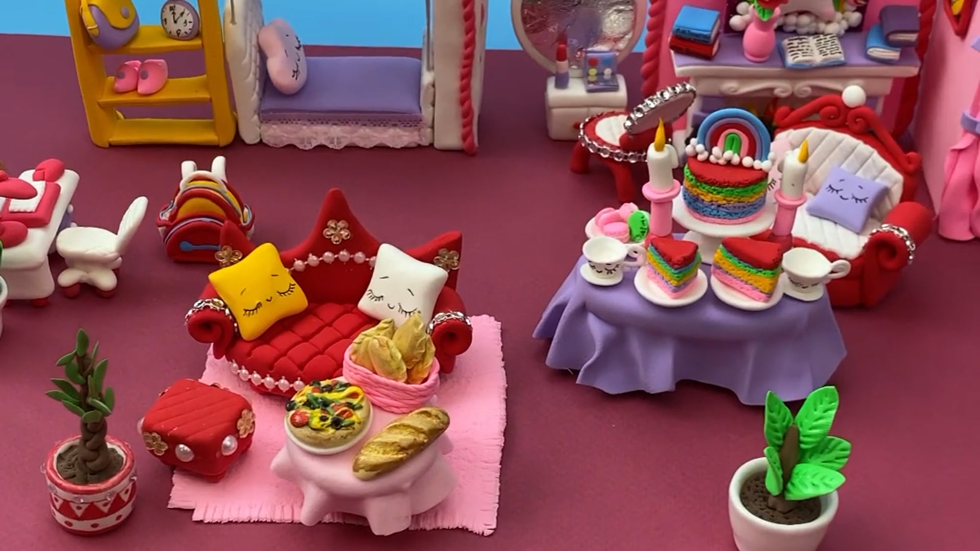 Кукольный домик из Candy Clay. Часть 7