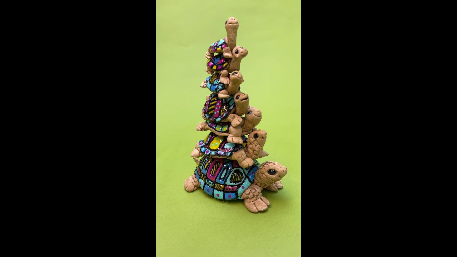 Лепим черепашек из деревянной глины Wood Clay