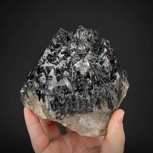 Smoky Quartz and Schorl (RARE California combo)