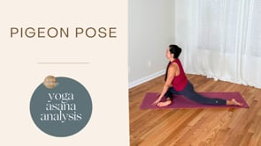 Pigeon Pose Yoga Asana Analysis