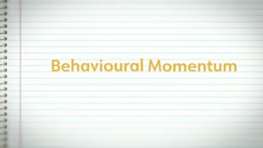 Behavioural Momentum