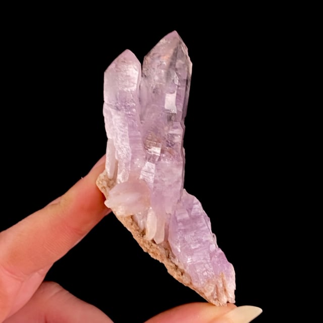 Quartz var: Amethyst (scepters) (rare locality)