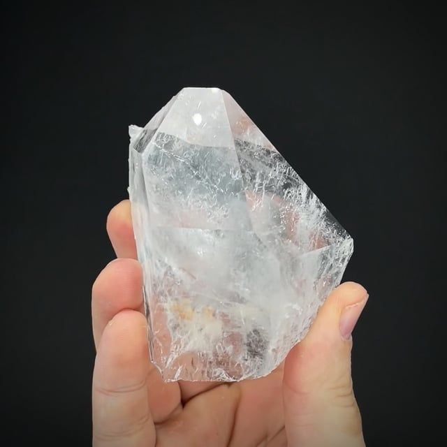 Quartz with Brookite inclusion