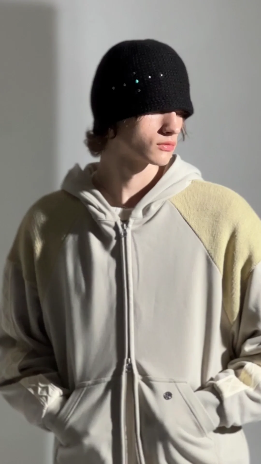 MUSINSA | RSSC RIVET KNIT BEANIE - BLACK