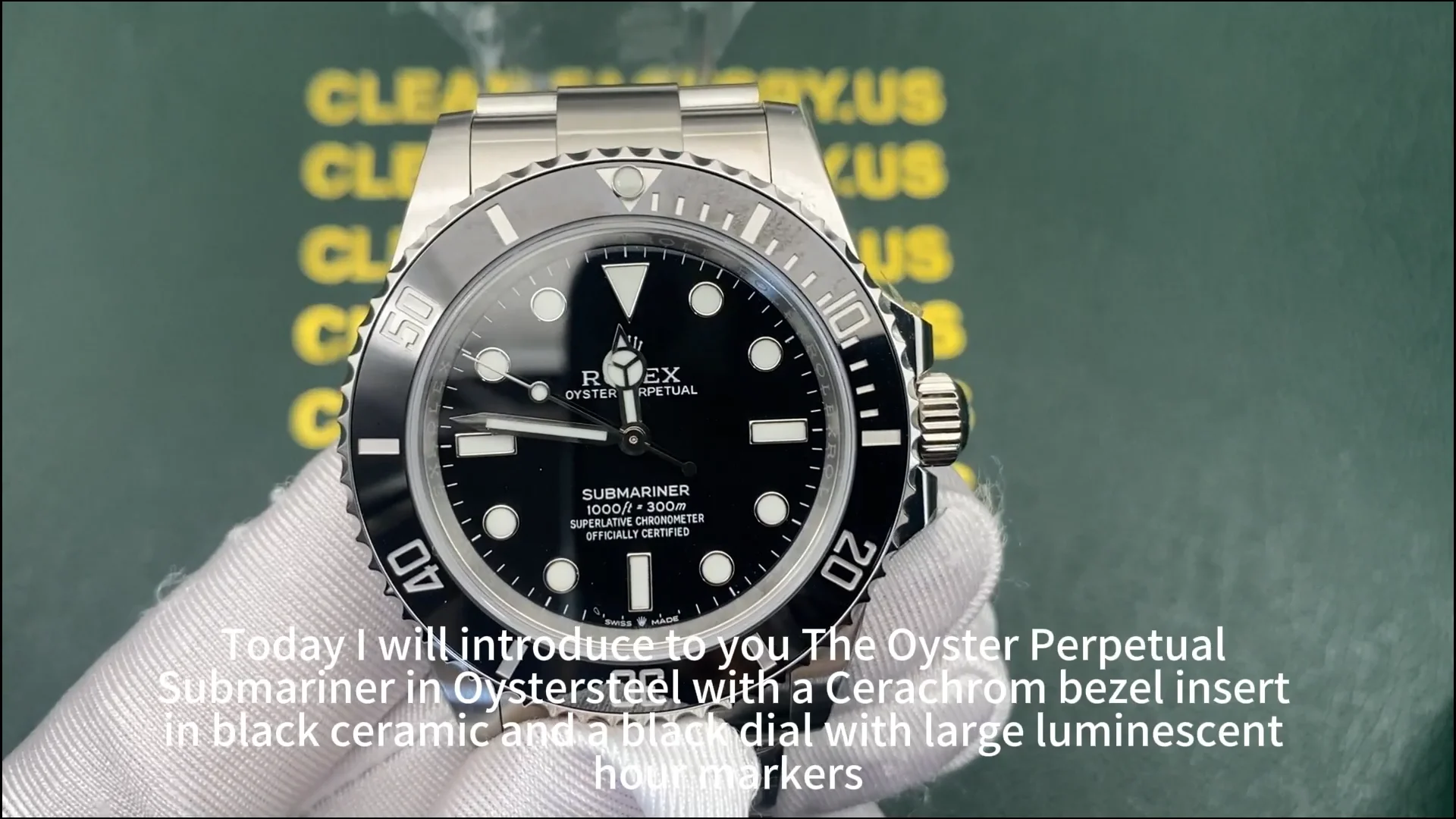 Clean Factory Rolex Submariner 124060 No Date 41mm Black Clean Factory Rolex Submariner 124060 No Date 41mm Black