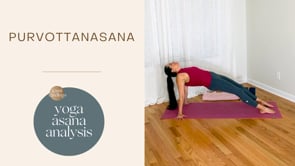 Purvottanasana Yoga Asana Analysis