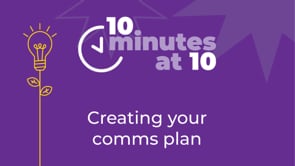 How to create a comms plan