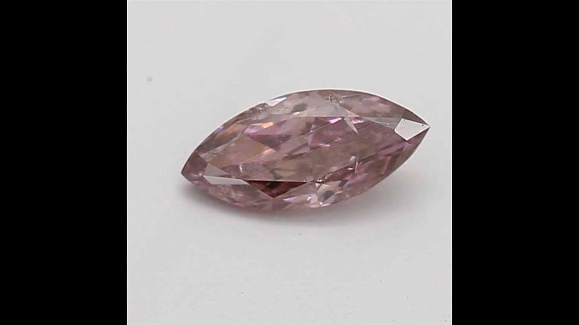 GIA Certified 0.15 Carat Fancy Deep Brownish Purple Pink Diamond 