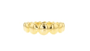 18kt Gold Vermeil Flat-Bead Ring
