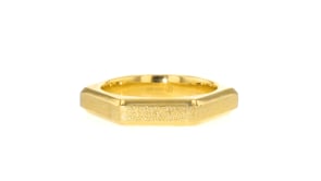 18kt Gold Vermeil Geometric Ring
