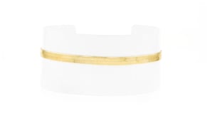 Italian 18kt Gold Vermeil Herringbone Bracelet