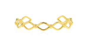 18kt Gold Vermeil Open-Loop Cuff Bracelet