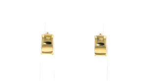 18kt Gold Vermeil Huggie Hoop Earrings