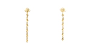 18kt Gold Vermeil Bead-Chain Drop Earrings