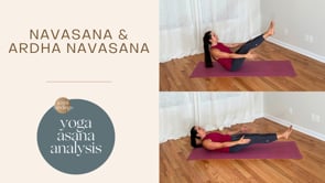 Navasana and Ardha Navasana Yoga Asana Analysis