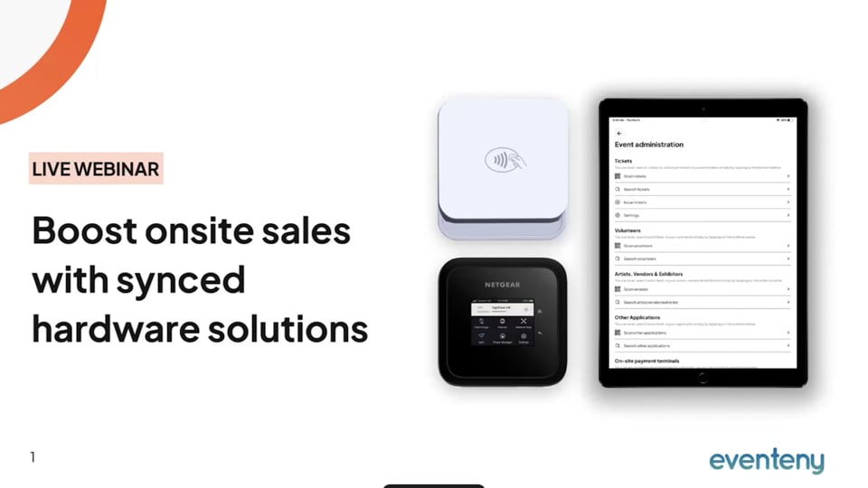 ▶️ Webinar replay — Boost onsite sales with synced hardware solutions
