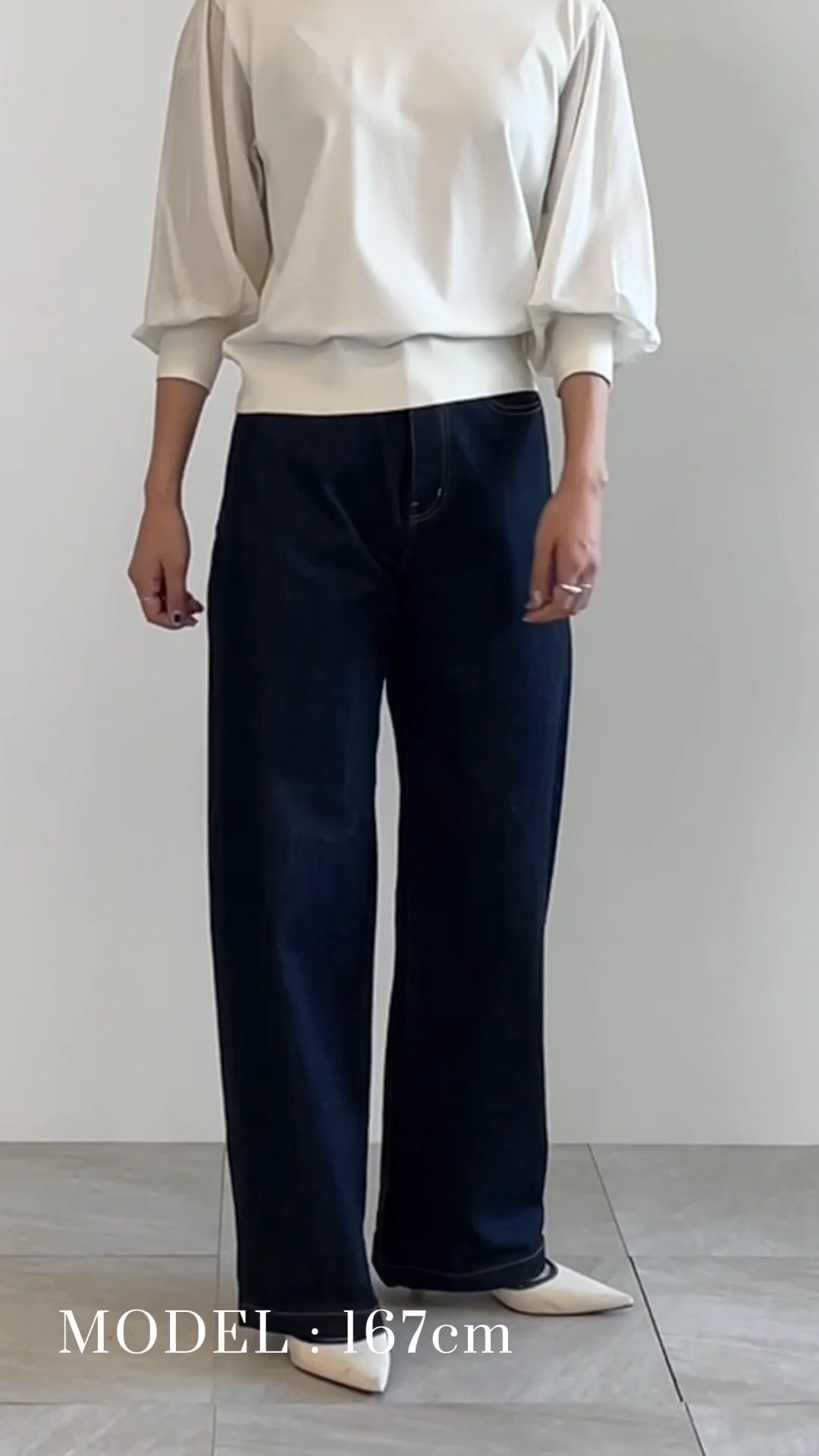 Oggi3月号掲載/新色追加/洗える】23区DENIM ストレッチ ワイド Oggi3月号掲載/新色追加/洗える】23区DENIM ストレッチ ワイド